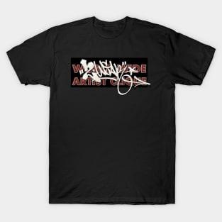 World Wide Artist sticker T-Shirt